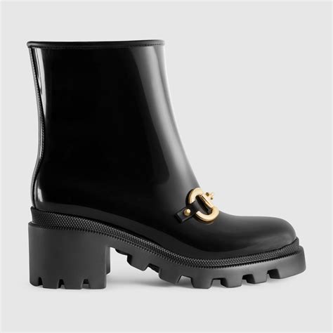 gucci rubber ankle boots